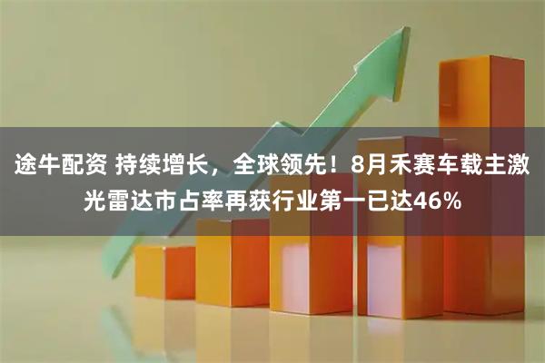 途牛配资 持续增长，全球领先！8月禾赛车载主激光雷达市占率再获行业第一已达46%